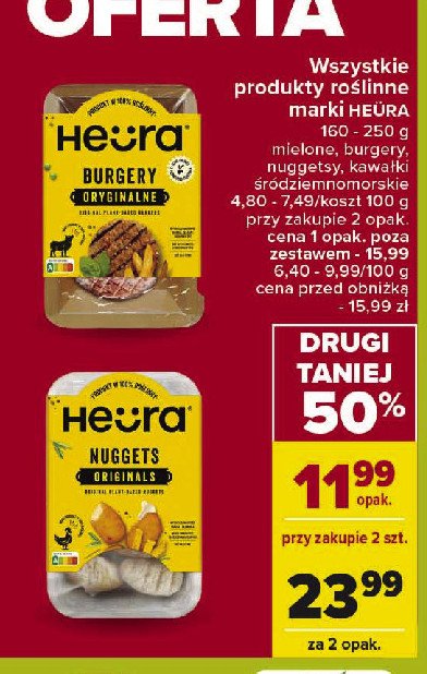 Nuggetsy wegańskie HEURA promocja
