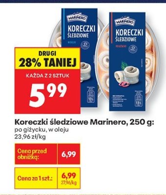 Koreczki śledziowe po giżycku promocja w Biedronka