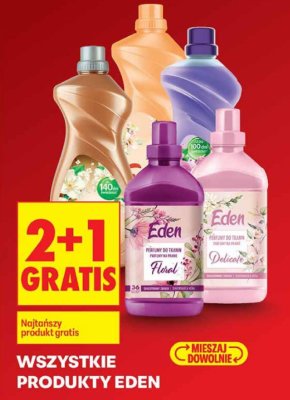 Środki czystości Eden różne rodzaje promocja w Biedronka