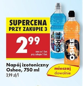 Napój izotoniczny pomarańczowy Oshee for runners promocja