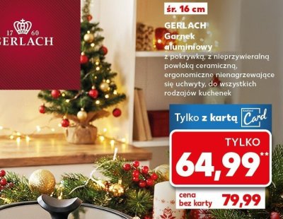 Garnek aluminiowy śr. 16 cm promocja w Kaufland