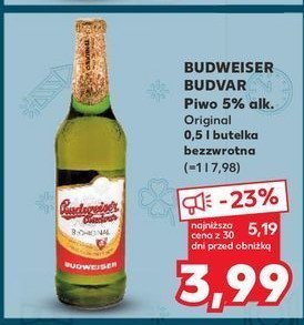 Piwo b: original Budweiser budvar promocja