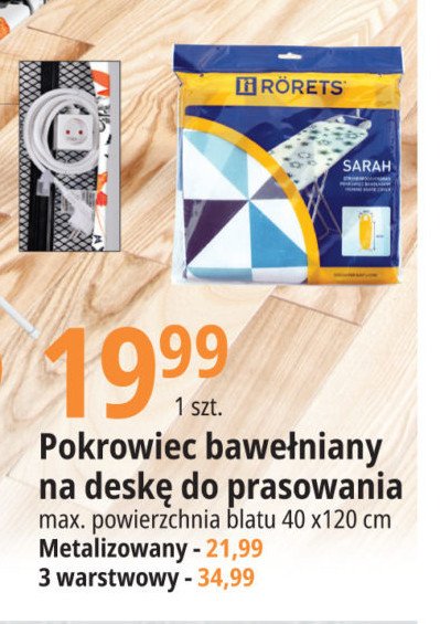 Pokrowiec 3-warstwowy na desk臋 40 x 120 cm Rorets promocja