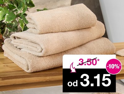 Ręcznik frotte promocja w Woolworth