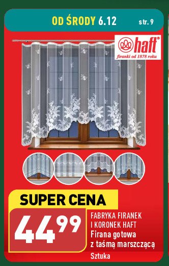 Firana gotowa 250 x 200 cm Haft promocja
