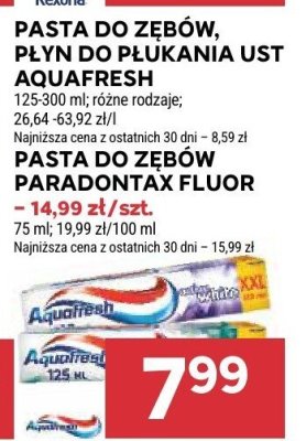 Pasta do zębów Paradontax Fluor 75 ml promocja w Stokrotka