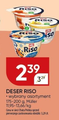 Deser Riso wybrany asortyment Müller promocja w Chata Polska
