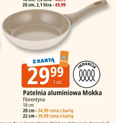 Patelnia aluminiowa Mokka Florentyna promocja w Leclerc
