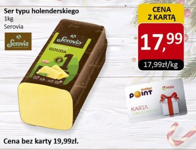 Ser typu holenderskiego 1kg Serovia promocja w Market Point