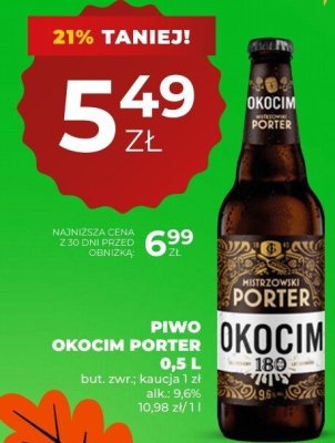 Piwo promocja w Duży Ben