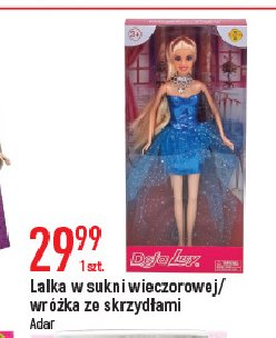 Lalka wróżka ze świecącymi skrzydłami Adar promocja