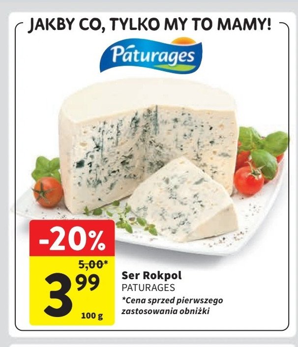 Ser rokpol Paturages promocja w Intermarche