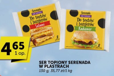 Ser topiony Serenada w plastrach promocja w Euro Sklep