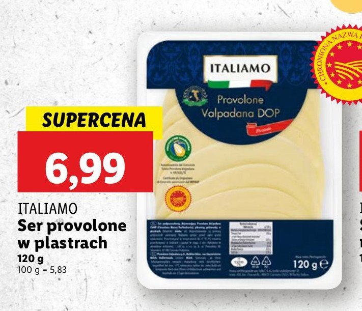 Ser provolone Italiamo promocja w Lidl