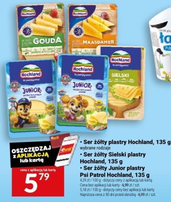 Ser żółty Junior plastry Hochland, 135 g promocja w Twój Market