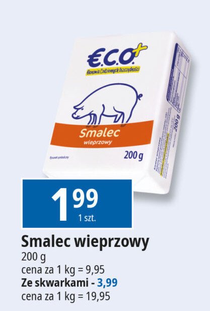 Smalec ze skwarkami Eco+ promocja