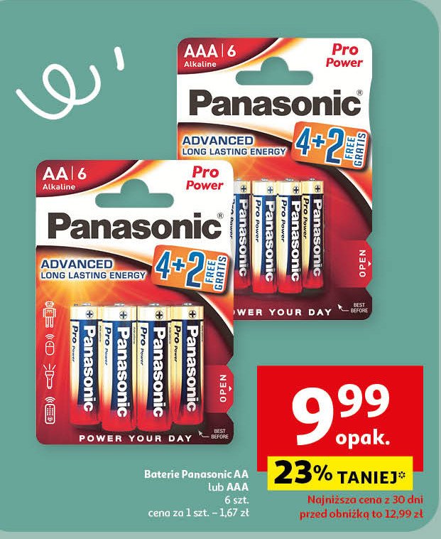 Baterie aa Panasonic promocja