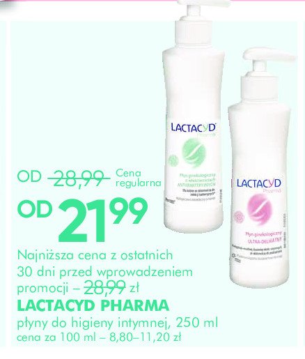 Płyn łagodzący z pompką Lactacyd pharma promocja