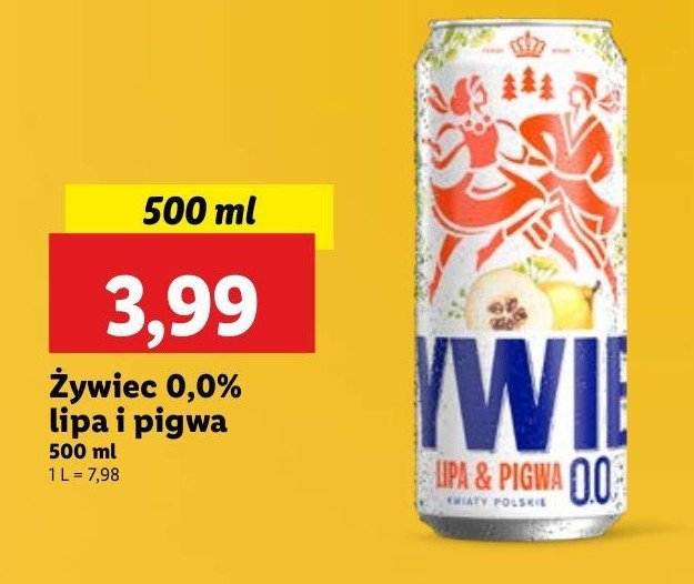 Piwo Żywiec lipa & pigwa promocja w Lidl