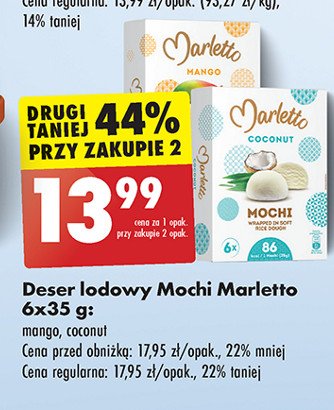 Mochi mango Marletto promocja