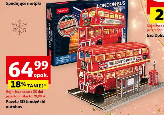 Puzzle londyński autobus promocja