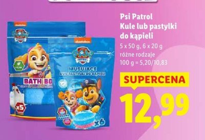 Kule lub pastylki do kąpieli promocja w Lidl
