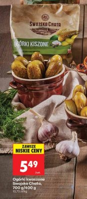 Ogórki kwaszone Swojska Chata promocja w Biedronka