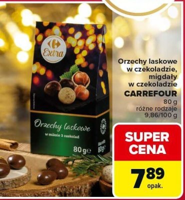 Orzechy laskowe w czekoladzie promocja w Carrefour