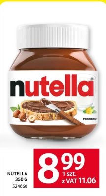 Krem do smarowania Nutella 350 g promocja w Selgros