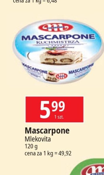 Ser mascarpone kuchmistrza Mlekovita promocja