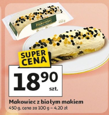 Makowiec z białym makiem 450 g promocja w Auchan