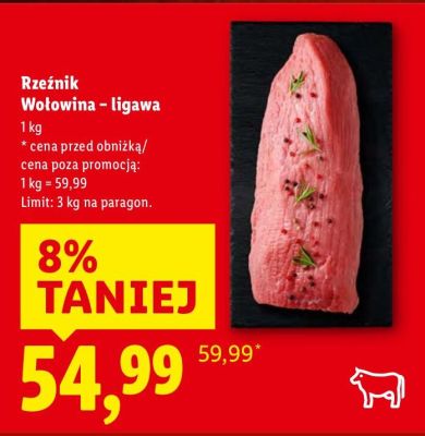 Rzeźnik Wołowina - ligawa promocja w Lidl