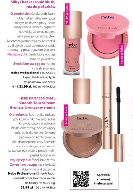 Róż do policzków Silky Cheeks Liquid Blush HEBE PROFESSIONAL promocja w Hebe