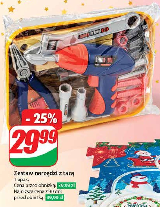 Zestaw narzędzi z tacą promocja