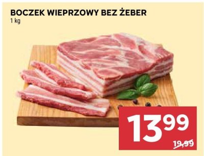 Boczek wieprzowy bez żeber promocja w Stokrotka