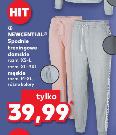 Spodnie treningowe damskie xl-3xl Newcential promocja