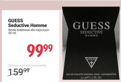 Woda toaletowa Seductive Homme dla mężczyzn promocja w Rossmann