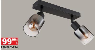 Lampa 2xE14 promocja w Merkury Market