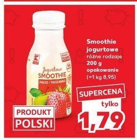 Smoothie jabłko-truskawka K-classic promocja w Kaufland