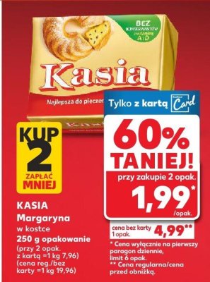Margaryna w kostce promocja w Kaufland