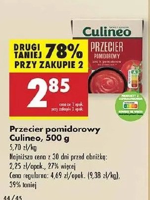 Przecier pomidorowy Culineo promocja