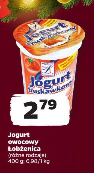 Jogurt truskawkowy Osm łobżenica promocja