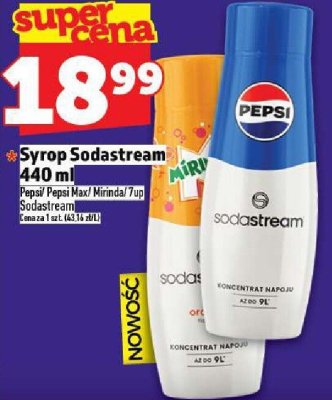 Syrop Sodastream 440 ml promocja w TOPAZ