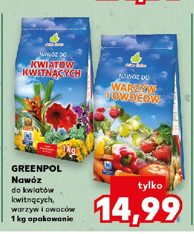 Nawóz do warzyw i owoców GREEN POL promocja w Kaufland