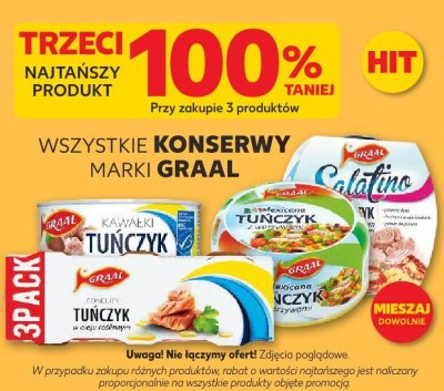 Konserwy tuńczyk Graal promocja w Kaufland