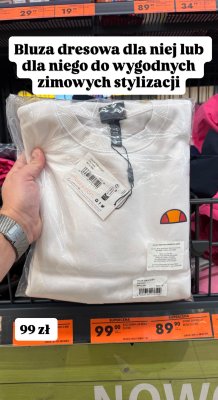 Bluza dresowa damska Ellesse promocja w Biedronka