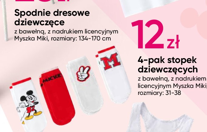 Stopki dziecięce 31-38 myszka miki promocja