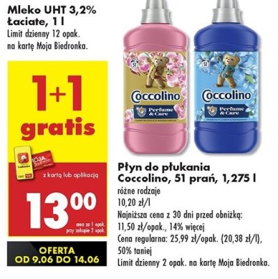 P艂yn do p艂ukania purple orchid & blueberries Coccolino perfume & care promocja