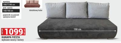 Kanapa FIESTA promocja w Merkury Market