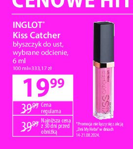 Pomadka do ust w płynie nr. 01 INGLOT KISS CATCHER promocja